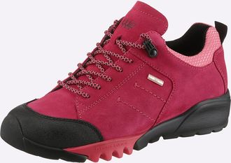 Waldl&auml;ufer Schn&uuml;rschuh WALDL&Auml;UFER, Damen, Gr. 4,5, pink, Gummi, Nubukleder, Textil, Schuhe Schn&uuml;rschuh