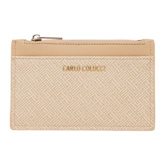 Carlo Colucci Carlo Colucci, Wallets & Cardholders, unisex, Beige, Size: ONE SIZE Card Case