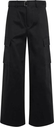 sacai Donna, Pantaloni, Marrone, L, new