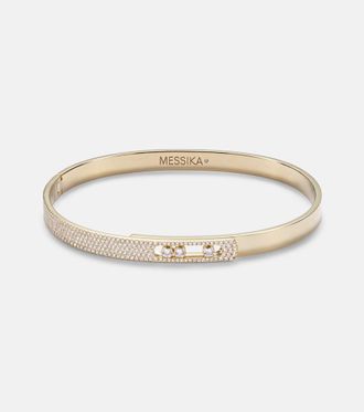 Messika Move Noa KM 18kt gold bangle with diamonds