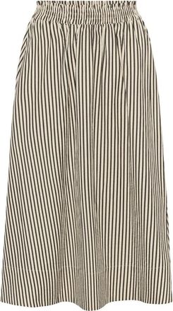Inwear Garboiw Rok - Dames - Midirokken - Veelkleurig - XS - Katoen - Rokken