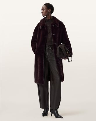 AllSaints Sora Faux Fur Coat