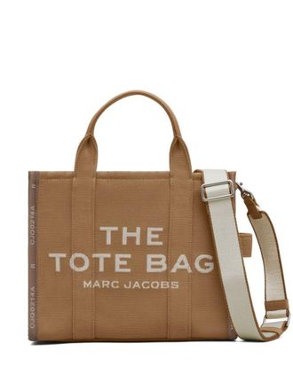 Marc Jacobs Brown The Jacquard Top Zip Medium Tote