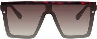 Kurt Geiger 99mm Square Sunglasses in Medium Brown Tort at Nordstrom Rack