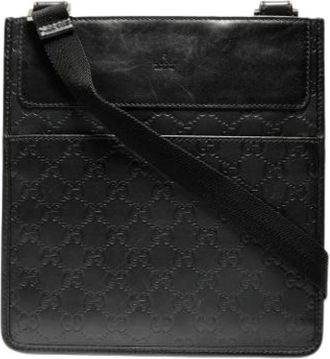 Gucci Pre-owned Cross Body Bags, female, Black, Size: ONE SIZE Pre-owned Vintage Shoulder Bag