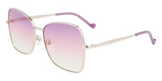 Liu Jo LJ142S 710 Mens Sunglasses Gold Size 56