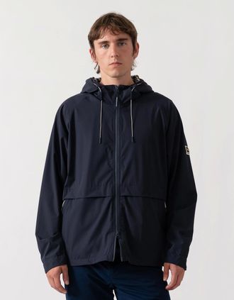 Aquascutum Mens Aquascutum Mens Shell SP Hooded Jacket - Navy 11 - Black - Size: 38/Regular