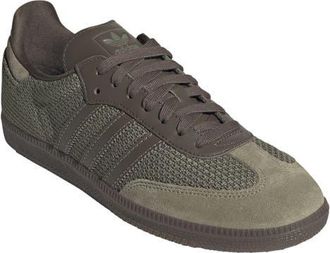adidas Samba OG Sneaker in Orbit Green/Cargo Brown/Gum at Nordstrom, Size 12.5 Womens