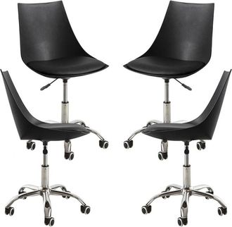 Regalos Miguel Regalos Miguel - Packs Sillas - Pack 4 Sillas Blok Office - Negro