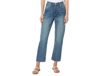 Paige Billy Crop Covered Button Fly in The Roxy Womens Jeans The Roxy : 29, Cotton/Denim
