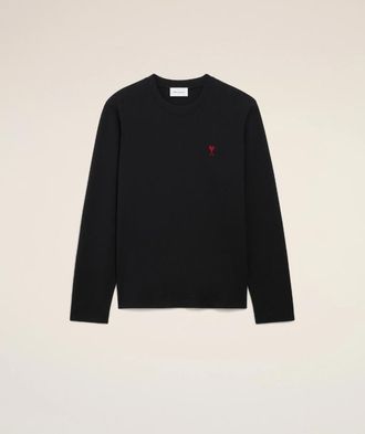 Ami Ami T-Shirt Manches Longues Ami De Coeur Rouge