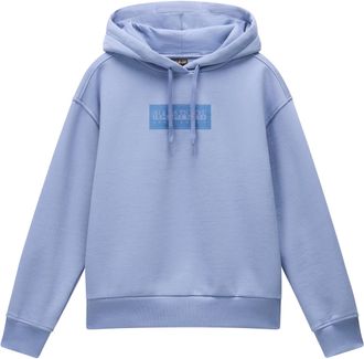 Napapijri Kapuzensweatshirt NAPAPIJRI, Herren, Gr. XL, weiss (wei&szlig;), Web, Obermaterial: 80% Baumwolle, 20% Polyester, unifarben, regular fit normal, Rundhals, e