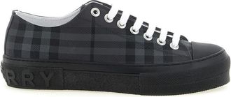 Burberry Grey Checks Check Sneakers