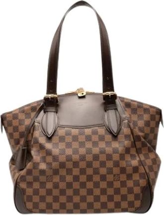 Louis Vuitton Pre-owned Handbags, female, Brown, Size: ONE SIZE Pre-owned Canvas Handbag