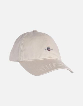 GANT Mens Gant Unisex Shield Base Ball Cap Putty - Cream - Size: 1 size