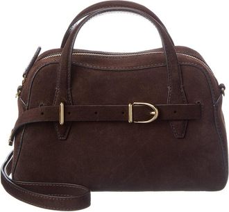 Madewell Soft Grain Suede Belted Satchel