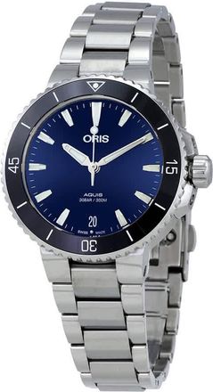Oris Aquis Date Automatic Blue Dial Ladies Watch 01 733 7731 4135-07 8 18 05P