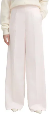Twinset Broeken, Dames, Roze, M, Polyester, Duchess Palazzo Broek