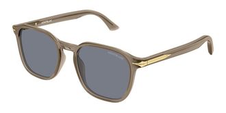 Montblanc MB0516S 004 Mens Sunglasses Brown Size 52