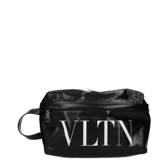 Valentino Garavani Herens Beautycase zwart leer