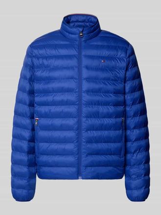 Tommy Hilfiger Regular Fit Steppjacke mit Stehkragen in Royal, Gr&ouml;&szlig;e L