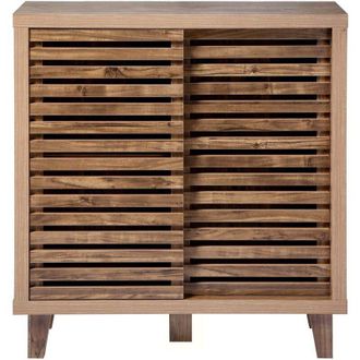 Calicosy Buffet con 2 porte scorrevoli a lame forate L80 cm - LIAM