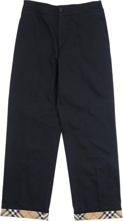 Burberry Wijde broeken - Heren - Wijde Broeken - Blauw - M - Broeken
