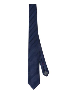 Brunello Cucinelli striped tie - Blue