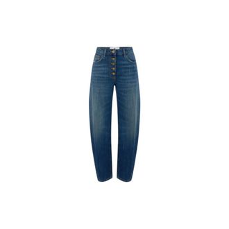 Elisabetta Franchi Balloon Jeans - Jeans - Mujer - Azul - W26