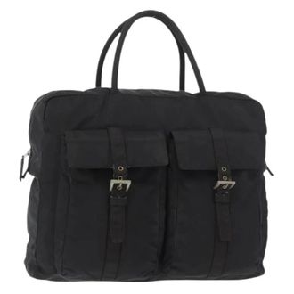 Prada Pre-owned Weekend Bags, female, Black, Size: ONE SIZE Pre-owned Vintage Tote Bag