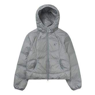 New Balance (WMNS) New Balance Flying Lightweight Hooded Down Jacket Asia Sizing Silver NBNPF4W942-91