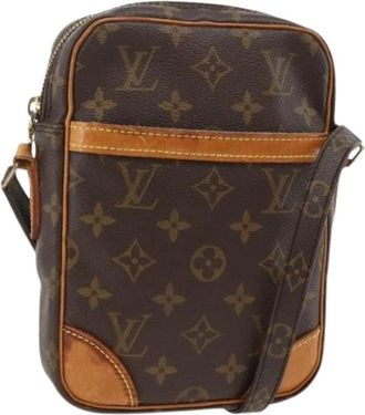 Louis Vuitton Pre-owned Danube Schoudertas - Dames - Vintage Schoudertas - Bruin - ONE Size - Leer - Vintage