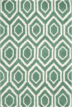 Safavieh Alfombra Lana Blu/Neutrale 122 X 183 cm