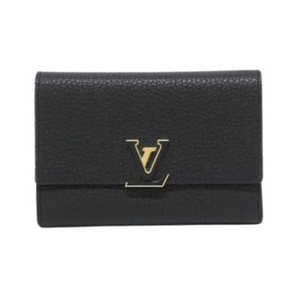 Louis Vuitton Pre-owned Wallets, female, Black, Size: ONE SIZE Pre-owned Vintage Leather Wallet