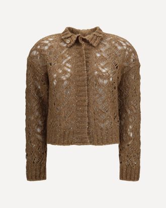 Max Mara Cardigan Quarto traforato Woman S