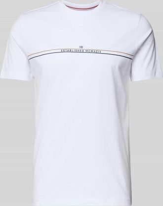 Christian Berg Regular Fit T-Shirt mit Logo-Print in Weiss, Gr&ouml;&szlig;e 3XL