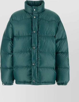 Prada high collar puffer quilted down jacket