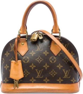 Louis Vuitton Pre-owned Alma BB - Dames - Vintage Handtas - Bruin - ONE Size - Leer - Vintage