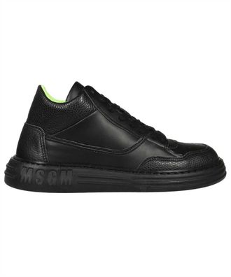 Msgm Leather Low Sneakers