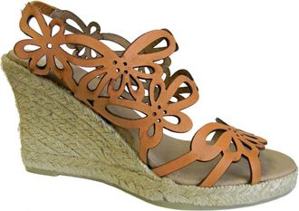 Eric Michael Womens Jillian Wedge In Tan