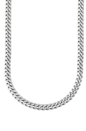 Candela Jewelry Mens Sterling Silver Curb Chain Necklace at Nordstrom Rack