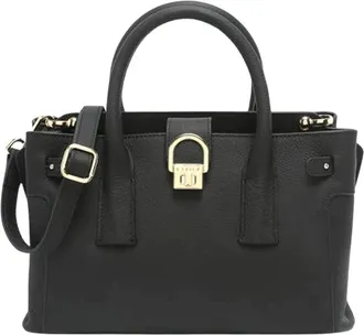 Etrier Equestre handtas met bovenhandvat - Dames - Tassen - Zwart - Maat: ONE Size Katoen