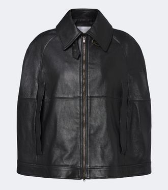 7 For All Mankind Leather cape