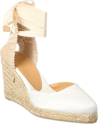 Castaner Joyce Satin Wedge Sandal