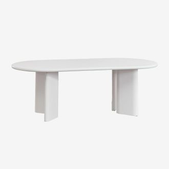 Sklum Sklum - Mesa De Comedor Ovalada 220x100 Cm En Mdf Loulou