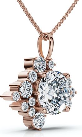 Pompeii3 1.50Ct Diamond Pendant 14k Gold Womens 18 Necklace Lab Grown