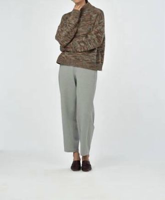 Paper Label Pine Sweater In Rust Mix