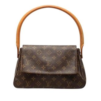 Louis Vuitton Pre-owned Shoulder Bags, female, Brown, Size: ONE SIZE Pre-owned The Looping Mini