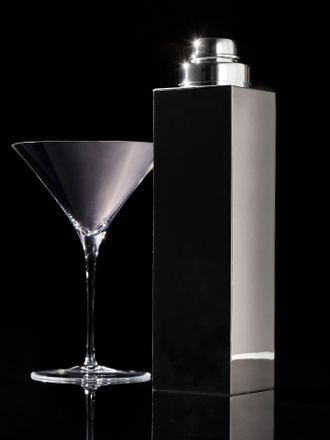 Pampaloni Silver-Plated Square Cocktail Shaker
