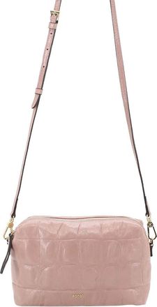 Abro shoulder bag cross body bag Leather Maxi Cocco Crossbody Bag Kaia Rosa old pink